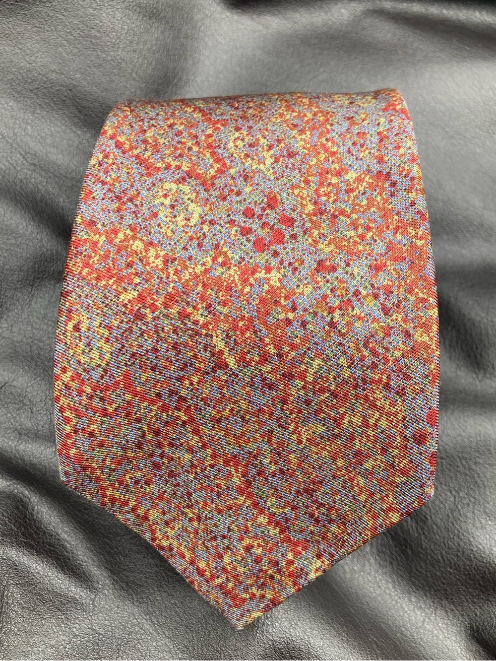 YSL Silk Speckled Vintage Tie